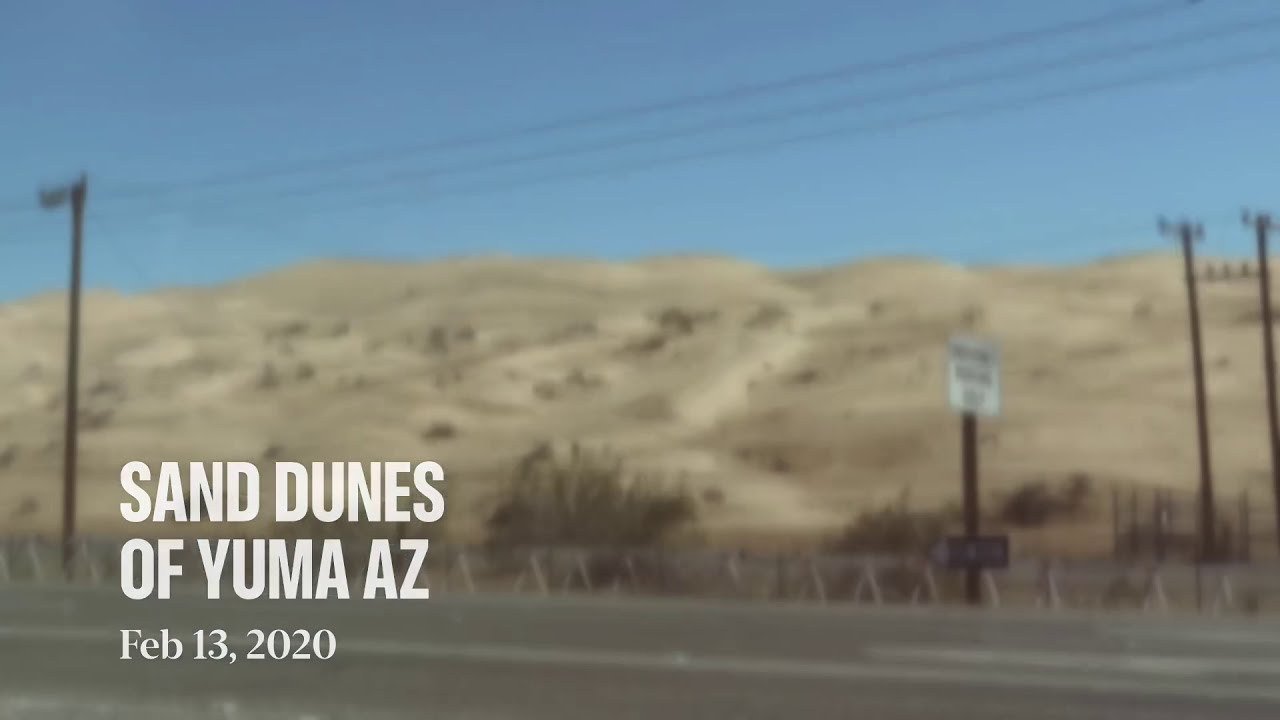 Yuma sand dunes 2020