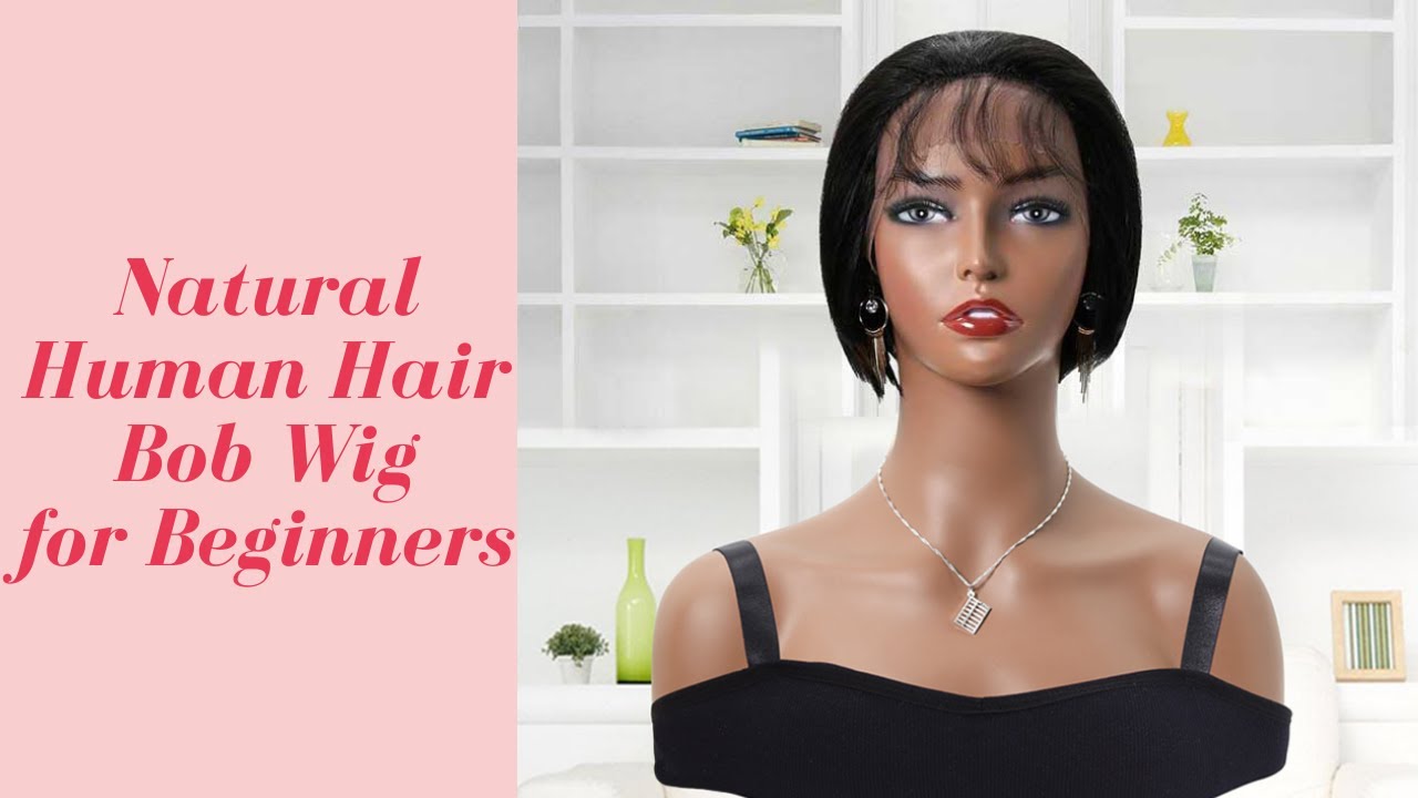 Natural Human Hair Bob Wig on a Budget Lace Wigs Under $90 for Wig Beginners