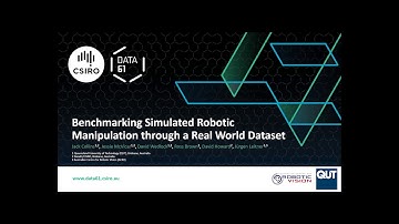 Benchmarking Simulated Robotic Manipulation through a Real World Dataset