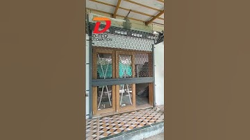 #rollingshuttermachine Automatic rolling grill shutter for Bangalow.. #interiordesign #automaticgate