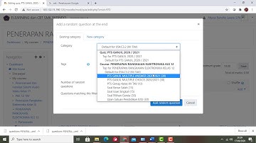 CARA EKSPORT 2 KATEGORI SOAL DAN BUAT QUIZ DI MOODLE