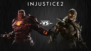 Injustice 2 - Атроцитус против Пугала - Intros & Clashes (rus)