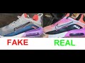 Nike Air Max 2090 real vs fake. How to spot counterfeit Nike air 2090 trainers