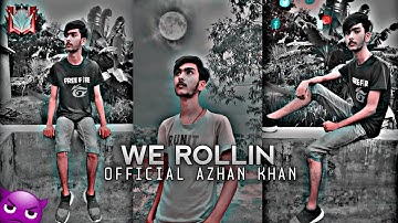 WE ROLLIN SUBH | Alight motion💥Effect PHOTO EDTT VIDEO |