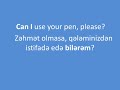 İngilis dilində icazə almaq və icazə vermək - Asking and giving permission in English