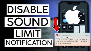 How to Disable Sound Limit Notification on Your Iphone For Headphones 2022