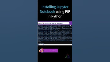Install Jupyter Notebook using PIP in Python
