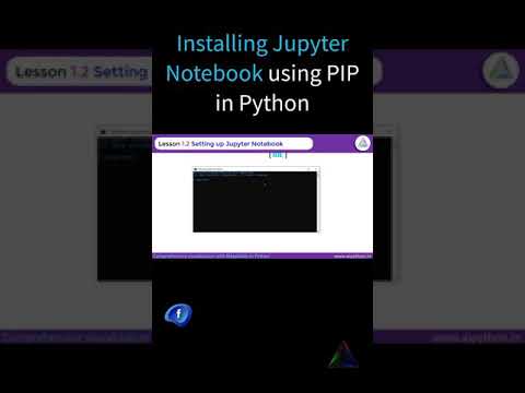 Video: Puteți instala pip în notebook-ul Jupyter?