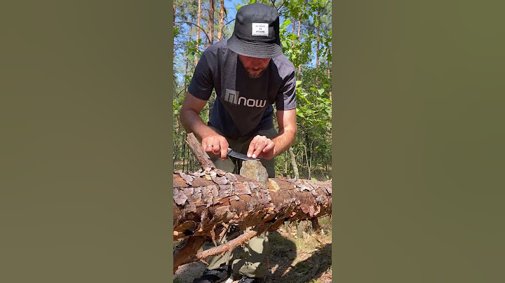 Easy way to SHARPEN a KNIFE in the wild!