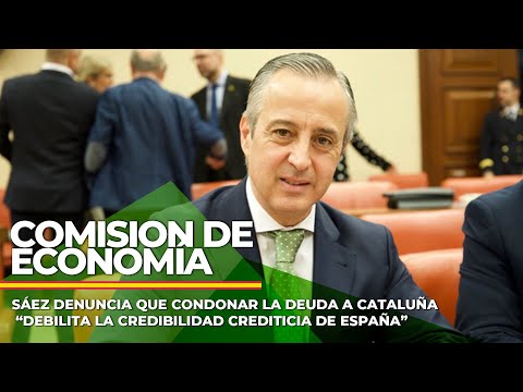 Sáez denuncia que condonar la deuda a Cataluña “debilita la credibilidad crediticia de España”