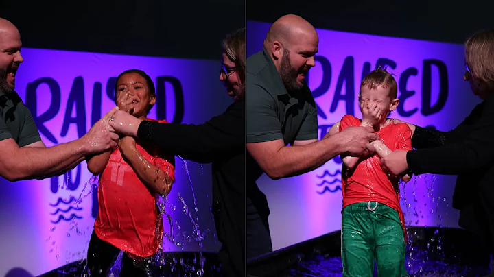 Justice and Julia Strohm Baptisms