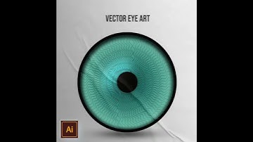 Vector eye art in illustrator #shotrts