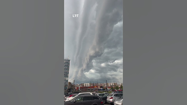 Pirmoji audros porcija jau skalbia Lietuvą