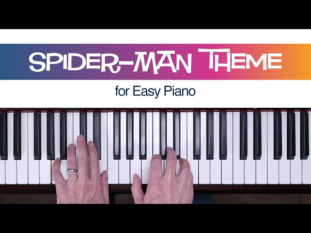 Spider Man Theme  BEGINNER PIANO TUTORIAL + SHEET MUSIC by Betacustic 