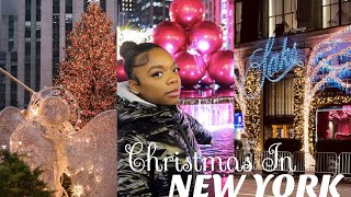 Christmas In NYC : Saks Fifth Ave, Rockefeller Christmas Tree, NYC Christmas Walk