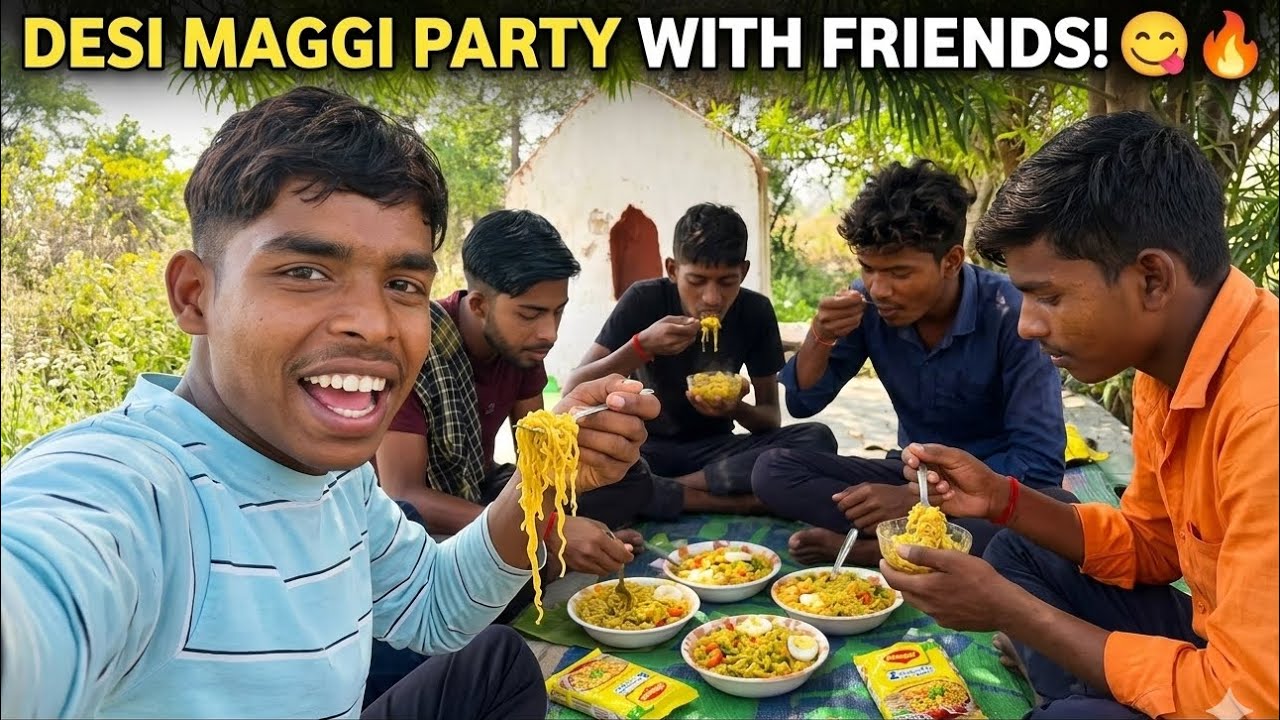 Desi Maggi party vlog 😋😋#trending #minivlog #viralvideo  #1M.views #new 