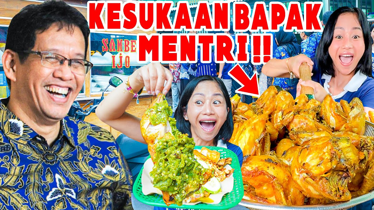 IMBAS MENTERI KEUANGAN BAPAK PURBAYA!! AYAM PENYET CABE IJO INI VIRAL SEKETIKA!!