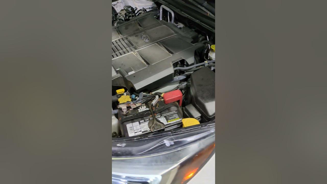  coil popped out 19 outback 3 6r 54k miles knocking blinking el