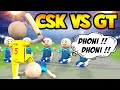 3d anim comedy  cricket ipl csk vs gt  last over