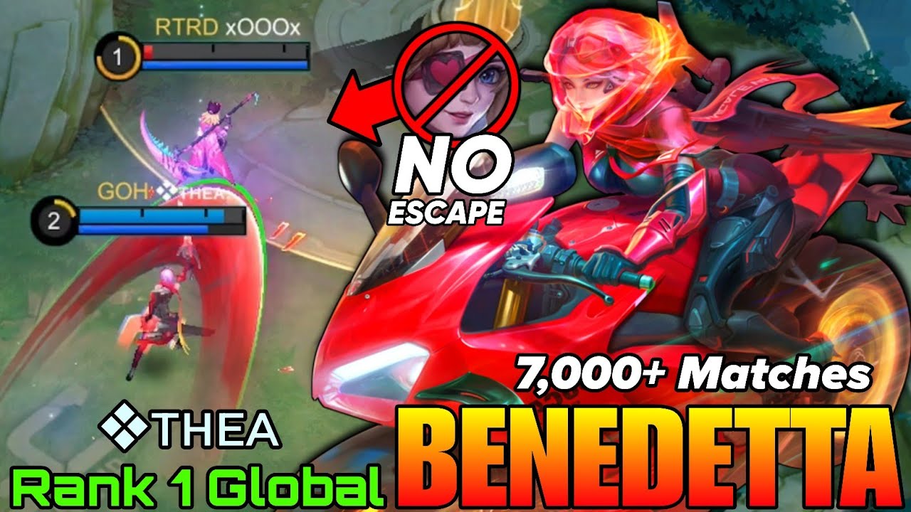 You Can't Escape Me! Benedetta 7,000+ Matches - Top 1 Global Benedetta by ❖ᴛʜᴇᴀ - Mobile Legends You Can't Escape Me! Benedetta 7,000+ Matches - Top 1 Global Benedetta by ❖ᴛʜᴇᴀ - Mobile Legends