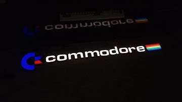 Commodore 64 3D Printed LED sign.