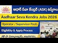 Aadhaar Operator Jobs 2026 | Qualification, Selection &amp; Apply Details | Telugu