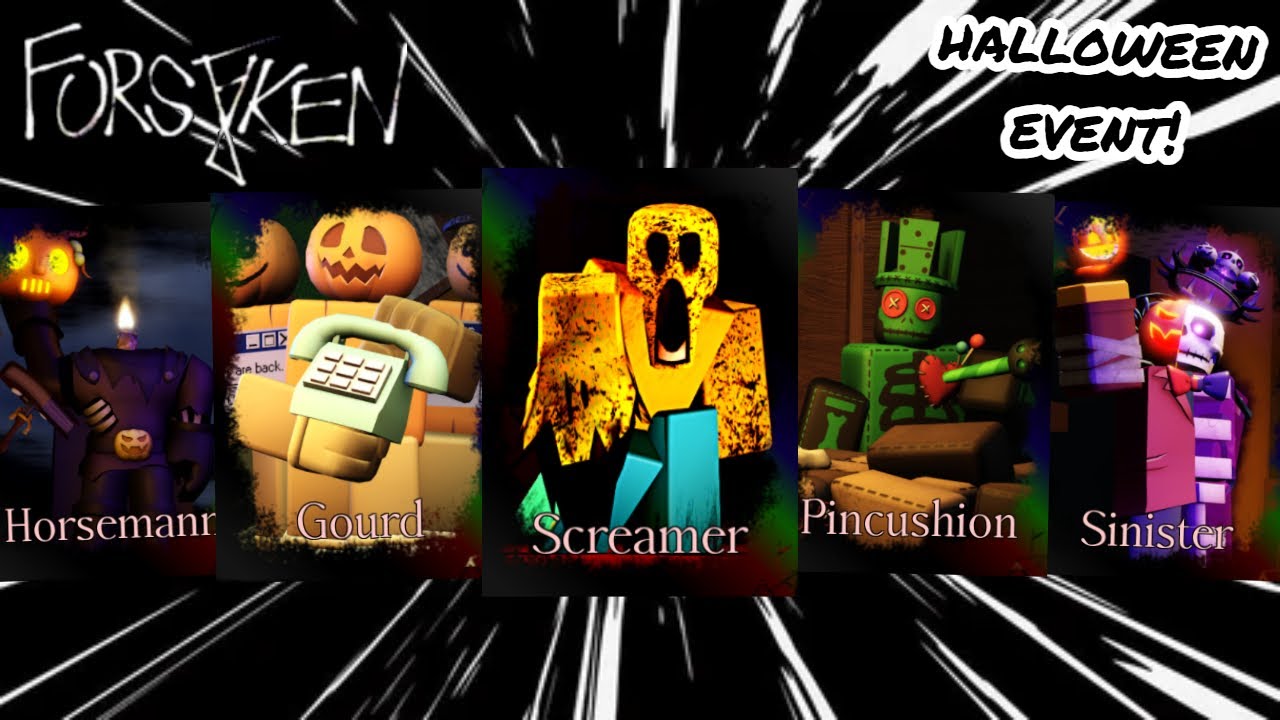 WINNING WITH EVERY 'HALLOWEEN EVENT' KILLER SKIN! | Roblox Forsaken