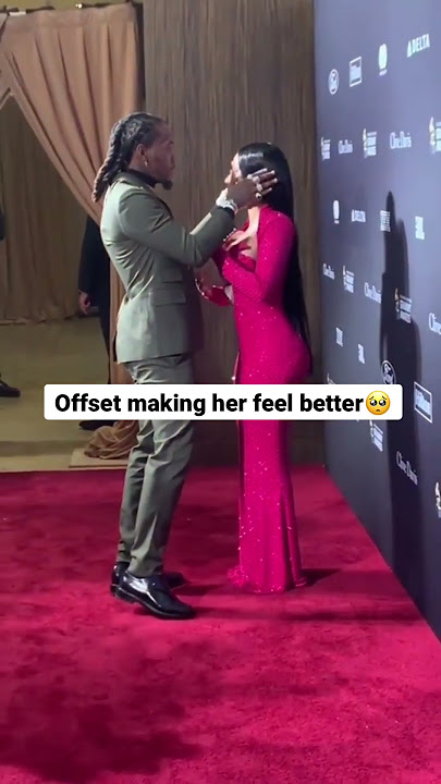 Cardi B saddest red carpet moment #cardib #offset #redcarpet #grammys #music #interview #wap