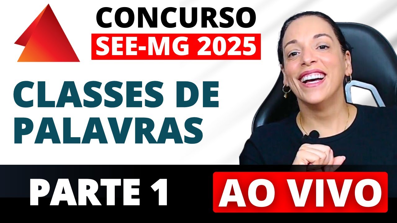 ✅ Como GABARITAR Português Na SEE-MG 2025 | Classes de Palavras | Português para Concurso