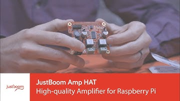 JustBoom Amp HAT - High-quality Amplifier for Raspberry Pi