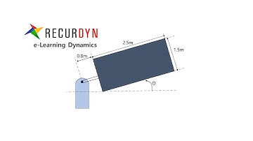 [RecurDyn e-Learning] Dynamics - Dynamics of Rigid Bodies 13
