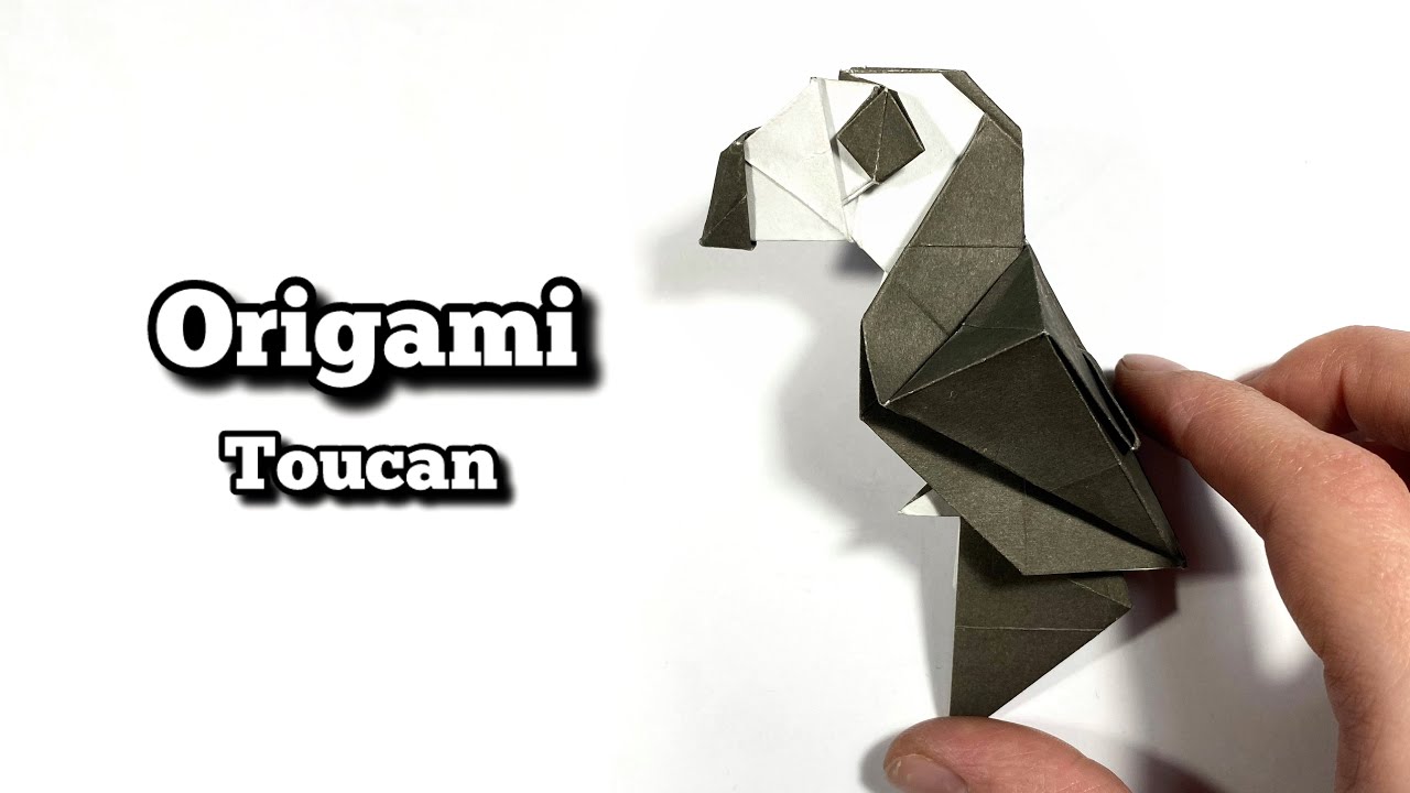 How to Make Paper Bird Toucan Origami | Paper Bird Toucan Origami Tutorial