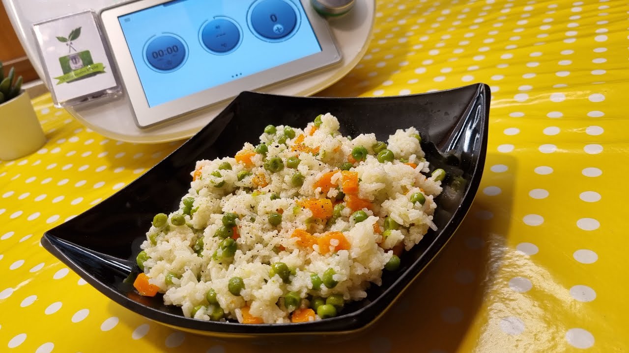 Riso basmati con piselli e carote per bimby TM6 TM5 TM31 YouTube