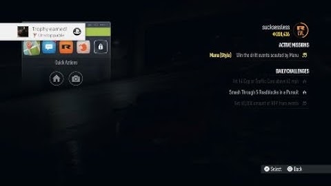 nfs unstoppable trophy