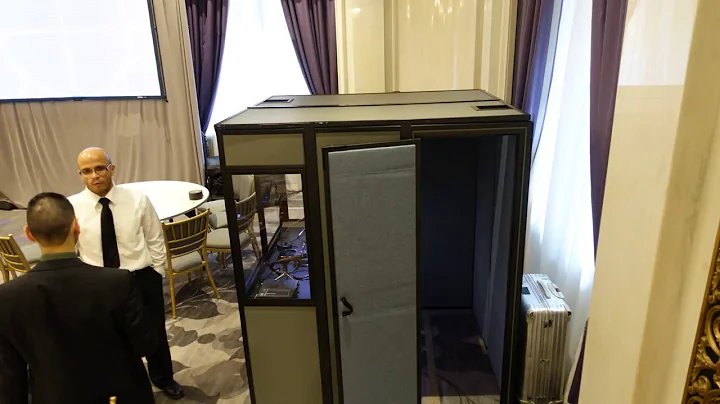 Set up of a Compact-12 sound isolation booth