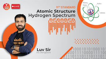 Atomic Structure | Hydrogen Spectrum | Decoded 🧐 | JEE Main 2022 | JEE Chemistry | Vedantu JEE