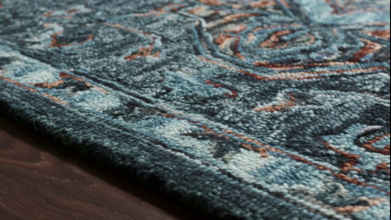 Loloi Victoria Vk15 Teal Multi Area Rug YouTube