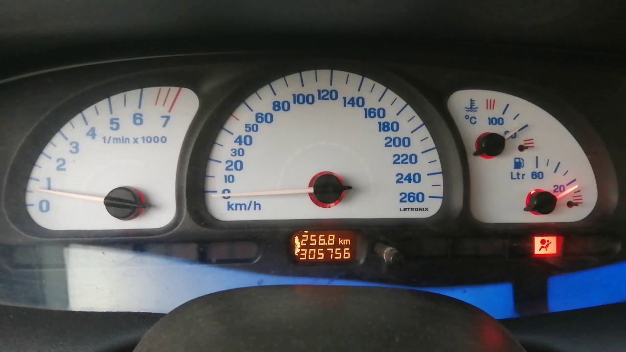 Opel Vectra b x20xev. Моргает лампа давления масла. - YouTube