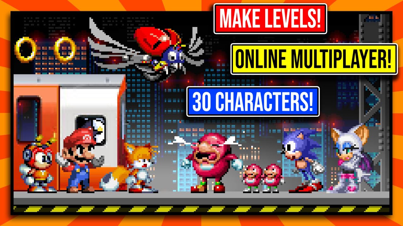 Online Sonic Multiplayer: Level Maker, 30 Characters, Secrets,  Collectables, and MORE!!! 
