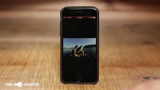How to use Catches in the Fishhunter App ! Wireless portable fishfinder screenshot 2
