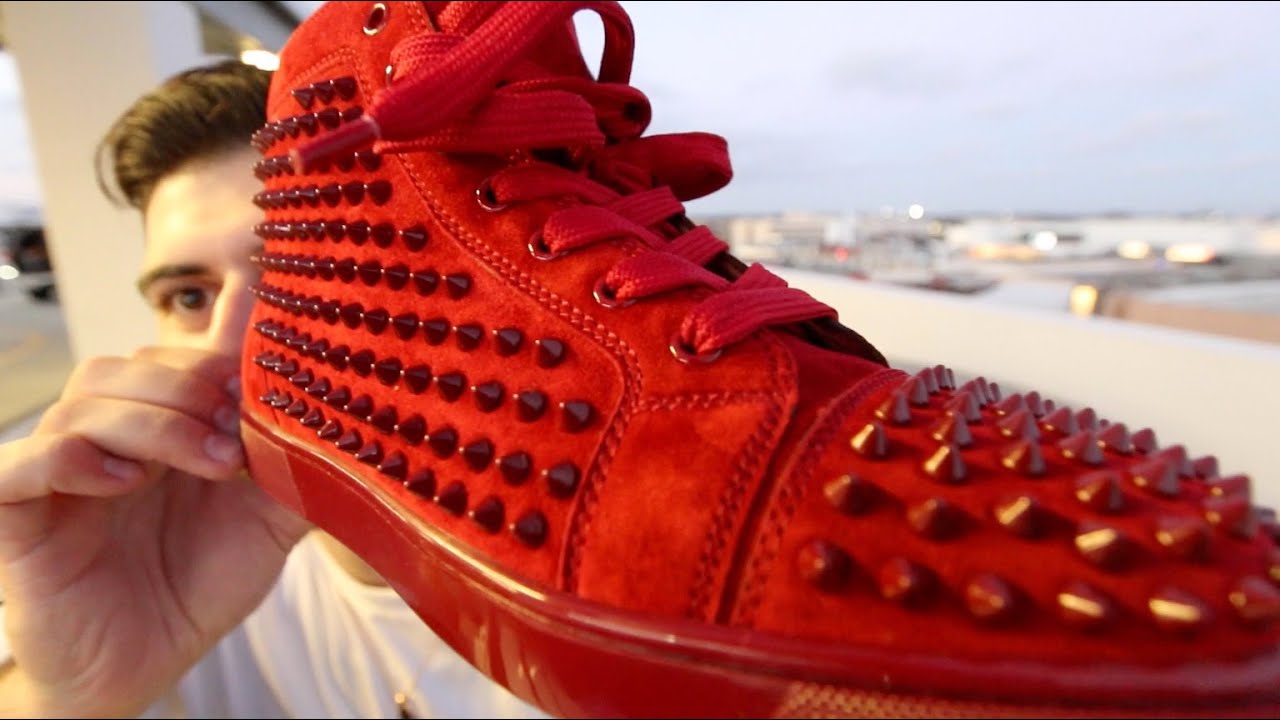 studded designer sneakers