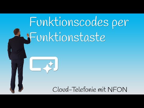 NFON Cloudya: Funktionscodes und Rufumleitung per Funktionstasten einrichten