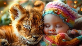 1 Hour ♫ Calming Baby Music ♫ Lullabies for Little Lions to Sleep ♫ Relaxing Sleep Music #1k  🦁
