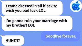 【Apple】My SIL hates me and wears all black to our wedding, so my fiance got pissed and