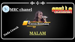 Malam karaoke tasya rosmala om adella(karaoke version)