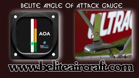 Angle of attack gauge or AOA from Belite Aircraft.