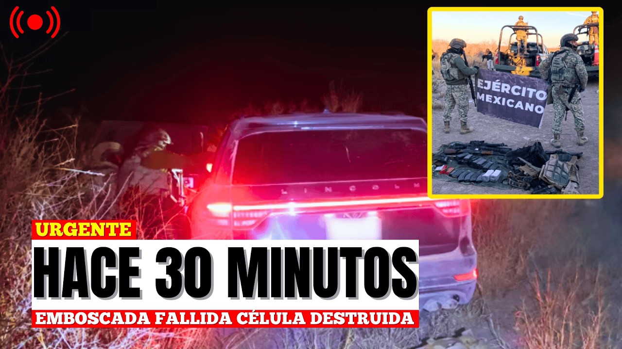 ¡CAOS EN CHIHUAHUA! SICARIOS EMBOSCAN GAFES: CONTRAATAQUE DEJA 30 ABATIDOS Y CÉLULA DESTRUIDA