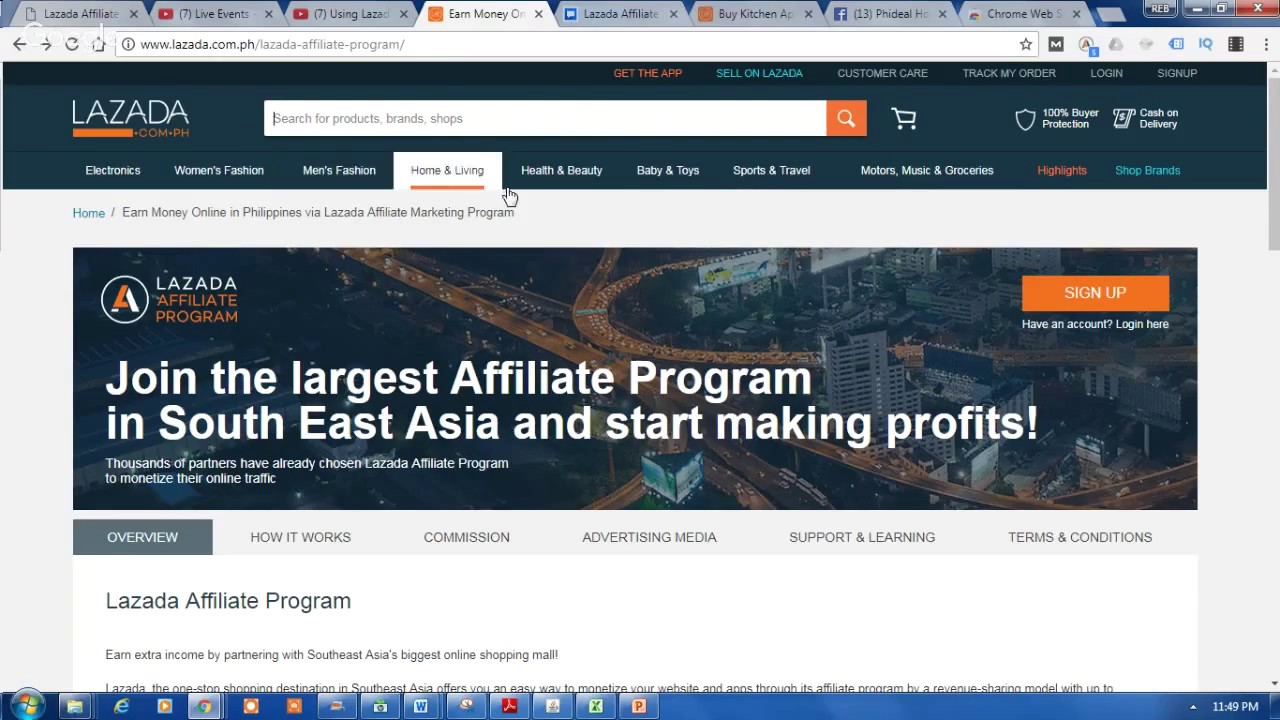 Lazada Affiliate Marketing Registration Tutorial - How to