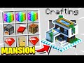 How to CRAFT a MANSION in MINECRAFT!