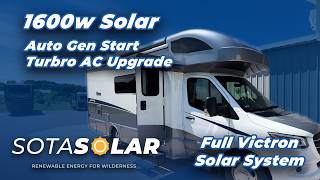 1,600W Solar + 800Ah Battery Winnebago View Build with Auto Gen Start (Full Victron System!)